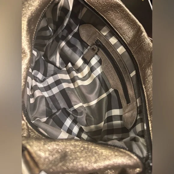 Burberry Metallic Goldstone Leather calfskin Satchel - Picture 3 of 16